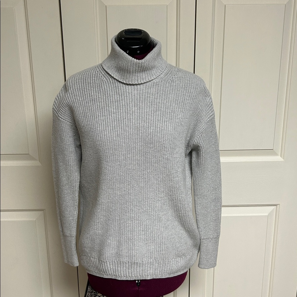 J.Crew Cashmere/Cotton Relaxed Turtleneck Sweater - Size XXS